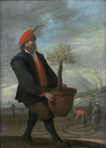D.Teniers,Ein Orangengaertner (Fruehling) von klassik art