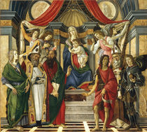 Botticelli, Thronende Madonna by klassik art