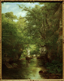 Gustave Courbet, Der Bach von klassik art