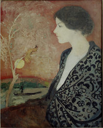 August Macke, Portraet Elisabeth Gerhardt by klassik art