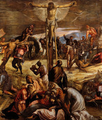 Tintoretto, Kreuzigung, Ausschnitt by klassik-art