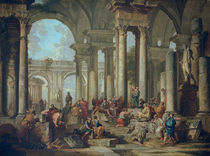 G.P.Pannini, Paulus predigt in Athen von klassik-art