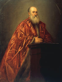 J.Tintoretto, Ratsherr im Gebet by klassik art