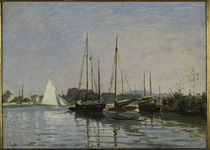 C.Monet, Freizeitboote bei Argenteuil by klassik art