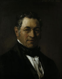 A.Menzel, Bildnis eines Herrn/ 1854 von klassik art
