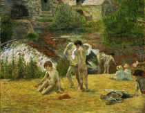P.Gauguin, Jungen Bretonen im Bad von klassik art