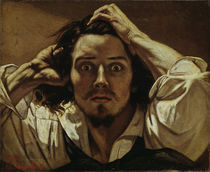 G. Courbet, Selbstbildnis 'Le Desespere' by klassik art