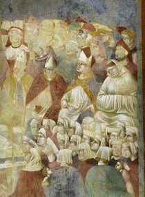 Giotto, Heiligsprechung Franziskus by klassik art