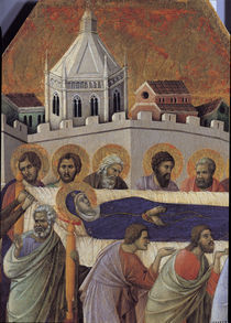 Duccio, Maria zu Grabe getragen, Det. von klassik art
