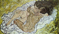 Egon Schiele, Umarmung von klassik art
