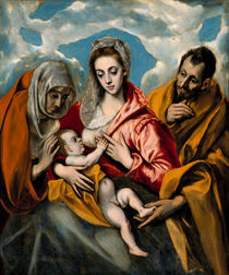 El Greco, Heilige Familie von klassik art