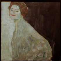 G.Klimt, Damenbildnis in Weiss by klassik art