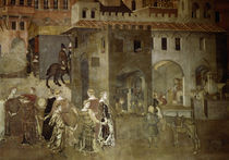 A.Lorenzetti, Buon governo, Reigentanz by klassik art