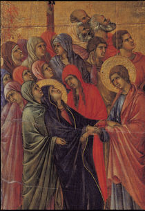 Duccio, Kreuzigung Christi, Ausschnitt von klassik-art