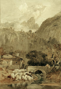 W.Turner, Aiguillette vom Tal der Cluse by klassik art