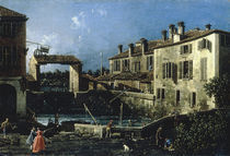 Dolo, Schleuse der Brenta / Canaletto von klassik art