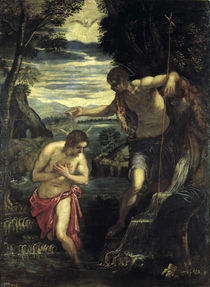Tintoretto, Taufe Christi by klassik art