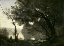 Camille Corot, Erinnerung an Mortefont. von klassik-art