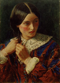 J.E.Millais, Only a Lock of Hair von klassik art