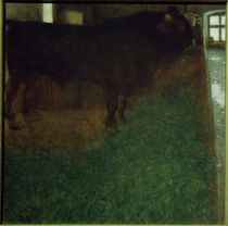 Gustav Klimt, Der schwarze Stier by klassik art