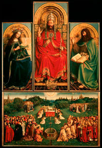 Jan van Eyck/ Genter Altar/vollendet1432 von klassik-art