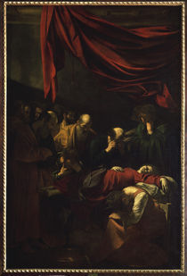 Caravaggio, Tod Mariae by klassik art