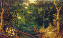 J.Brueghel d.Ae., Ueberfall im Wald von klassik-art