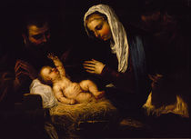 Tintoretto, Heilige Familie by klassik art