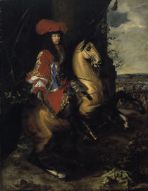 Ludwig XIV., Gemaelde von Ch.Lebrun 1668 by klassik art