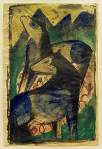 Franz Marc, Zwei blaue Pferde von klassik-art