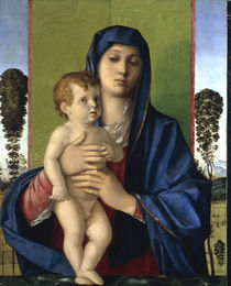 Giovanni Bellini, Madonna mit Baeumchen von klassik art