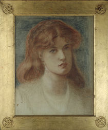 D.G.Rossetti, Maedchenkopf by klassik-art