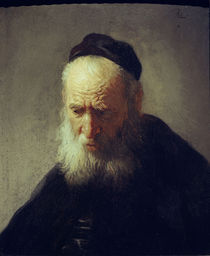 Rembrandt, Kopf eines alten Mannes von klassik art