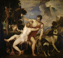 Tizian, Venus und Adonis by klassik art