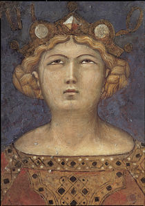 A.Lorenzetti, Kopf der Justitia von klassik art