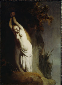 Rembrandt, Andromeda an einen Felsen g. von klassik art
