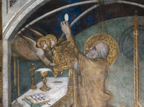 Simone Martini, Hl.Martin bei Messe von klassik-art