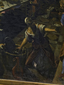 Tintoretto, Abendmahl, Ausschnitt von klassik-art