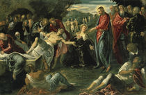 Tintoretto, Auferweckung Lazarus by klassik art