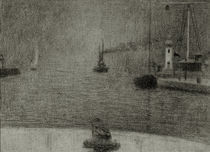 G.Seurat, Hafeneinfahrt Honfleur von klassik art