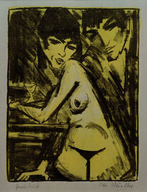 Otto Mueller, Paar am Tisch von klassik art