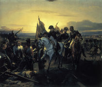 Napoleon / Schlachtfeld Friedland 1807 von klassik art