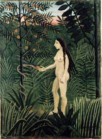 H.Rousseau, Eva und die Schlange by klassik art