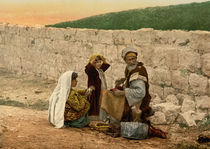 Wanderschuster aus Jerusalem/Photochrom von klassik art