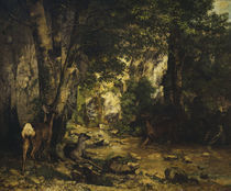 G.Courbet, Rehbockgehege by klassik-art