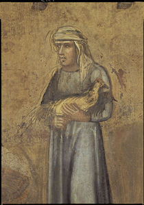 A.Lorenzetti, Buon governo, Baeuerin von klassik art