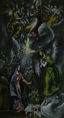 El Greco, Mariae Verkuendigung by klassik art