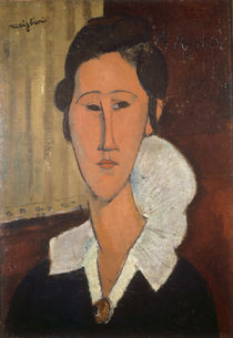 A.Modigliani, Frau mit Halskrause by klassik art
