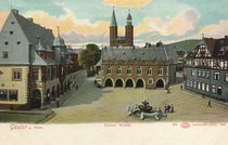 Goslar, Marktplatz mit Kaiserworth von klassik art