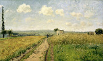 C.Pissarro, Junimorgen bei Pontoise by klassik art
